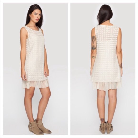 NWT Johnny Was 4 Love & Liberty Iva Embroidered Dress XS in Raisin - Picture 4 of 16